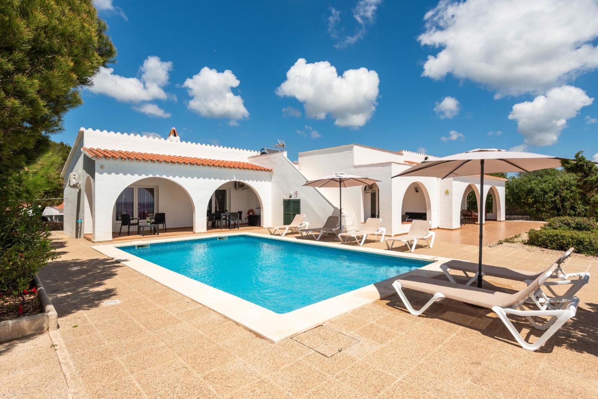 Villa Panorama Cala En Porter  Ruang foto