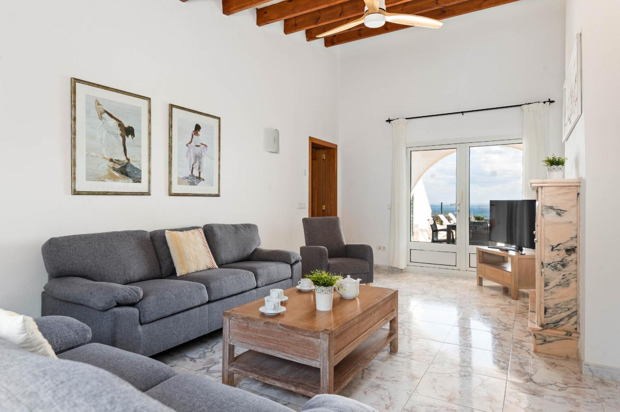 Villa Panorama Cala En Porter  Ruang foto