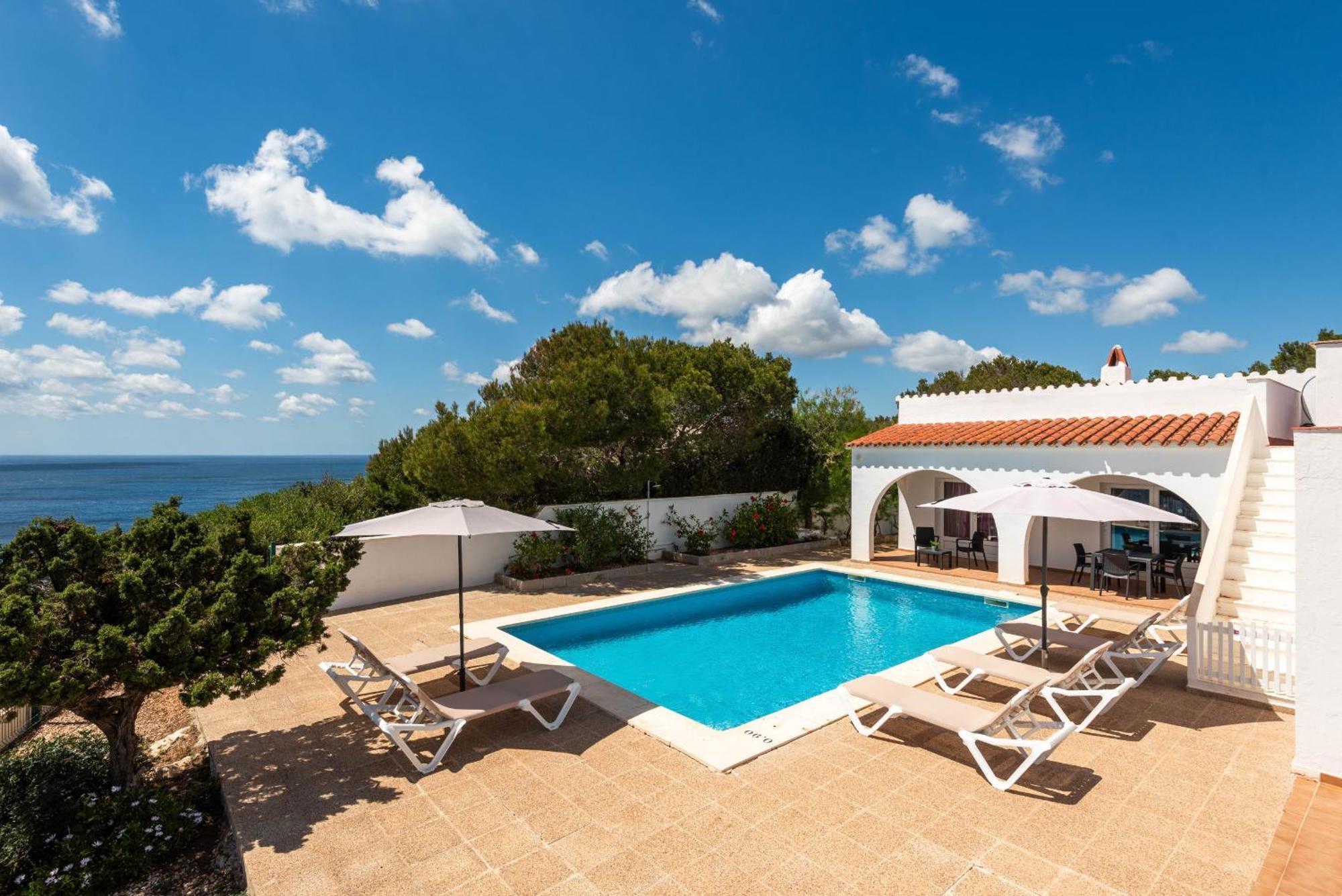 Villa Panorama Cala En Porter  Ruang foto