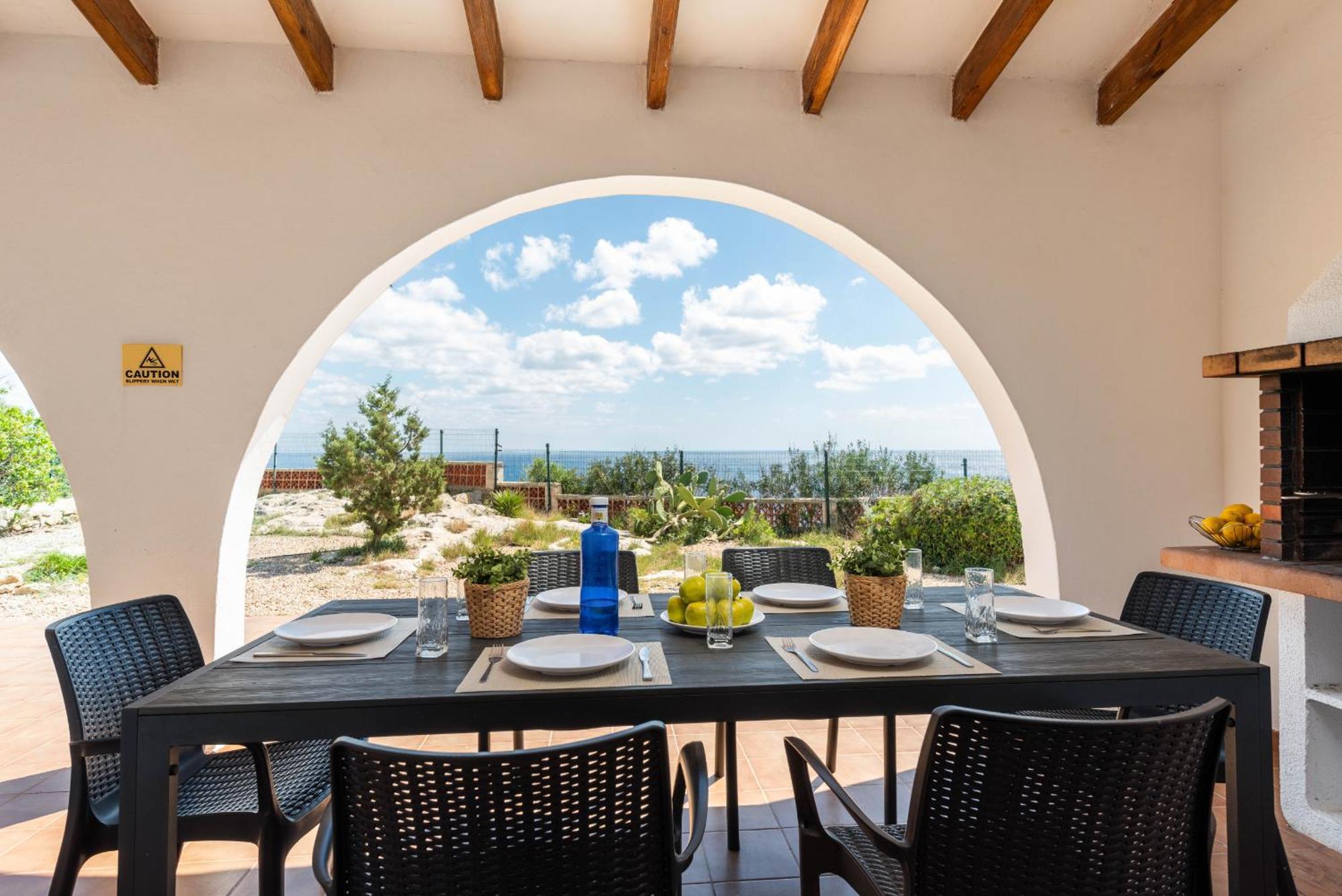 Villa Panorama Cala En Porter  Ruang foto