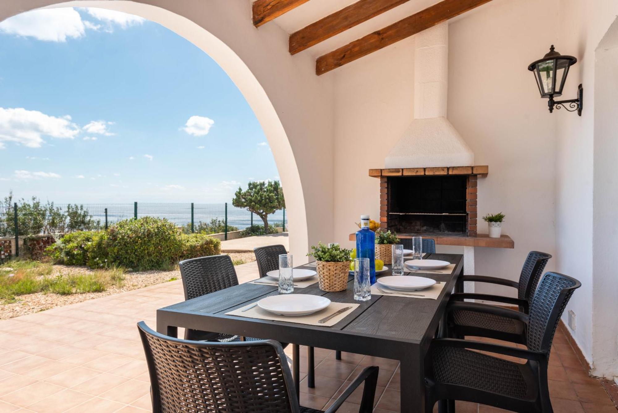 Villa Panorama Cala En Porter  Ruang foto